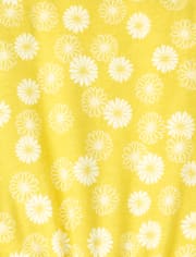 Barboteuse fleurie à volants pour bébés et petites filles