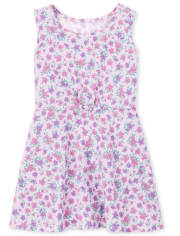 Baby And Toddler Girls Floral Tie Front Dress