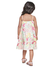Toddler Girls Mommy And Me Floral Tiered Tank Dress