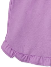 Toddler Girls Ruffle Shorts 4-Pack