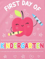 Girls Kindergarten Graphic Tee
