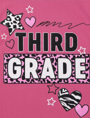 Girls Third Grade Graphic Tee 2-Pack