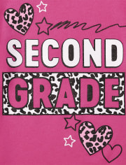Girls Second Grade Love Graphic Tee 2-Pack