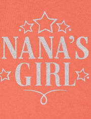 Baby And Toddler Girls Nana Graphic Tee
