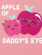 Baby And Toddler Girls Dad Graphic Tee