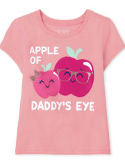Baby And Toddler Girls Dad Graphic Tee