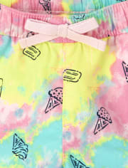 Baby And Toddler Girls Ice Cream Twill Pull On Shorts