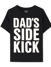 Camiseta con estampado de papá para bebés y niños pequeños