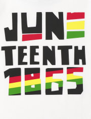 Tee-shirt graphique unisexe pour bébés et tout-petits assortis à la famille Juneteenth