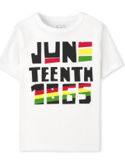 Tee-shirt graphique unisexe pour bébés et tout-petits assortis à la famille Juneteenth