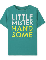 Baby And Toddler Boys Handsome Graphic Tee