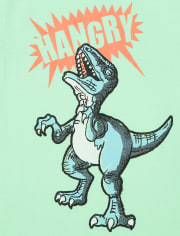 Paquete de 3 camisetas con gráfico de dinosaurio para niños pequeños