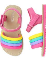 Toddler Girls Colorblock Sandals