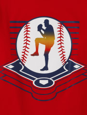 T-shirt graphique de baseball pour garçon