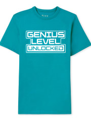 Boys Genius Level Graphic Tee