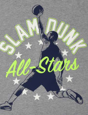 Camiseta con gráfico Slam Dunk para niños