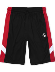 Boys Side Stripe Performance Basketball Shorts