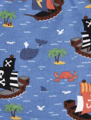 Paquete de 3 pantalones cortos piratas de rizo francés para niños pequeños
