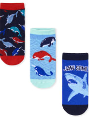 Toddler Boys Ankle Socks 6-Pack