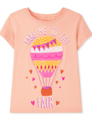 Camiseta gráfica de la feria de niñas