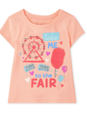 Baby And Toddler Girls Fair Graphic Tee
