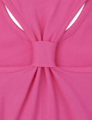 Girls Be Kind Knot Back Tank Top