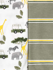 Baby Boys Safari Bodysuit 5-Pack