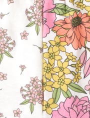 Lot de 5 cache-couches à fleurs pour bébé fille