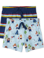 Pack de 2 pantalones cortos Camper para bebé niño
