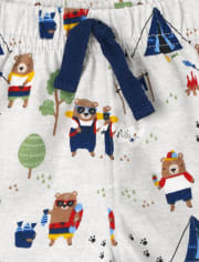 Conjunto de ropa de juego de 3 piezas con osito para bebé niño