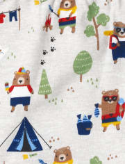 Conjunto de ropa de juego de 3 piezas con osito para bebé niño