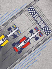 Boys Racecar Snug Fit Cotton Pajamas