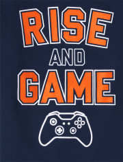 Pyjama en coton coupe ajustée Glow Gamer pour garçon