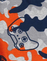 Pyjama en coton coupe ajustée Glow Gamer pour garçon