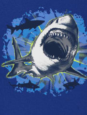 Lot de 2 pyjamas en coton ajustés Glow Shark Gamer pour garçon