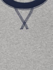 Lot de 2 pyjamas en coton ajustés à rayures pour garçon