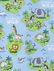 Unisex Baby And Toddler Safari Snug Fit Cotton One Piece Pajamas