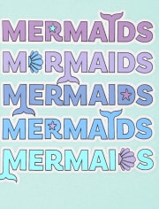 Girls Unicorn Mermaid Snug Fit Cotton Pajamas 2-Pack