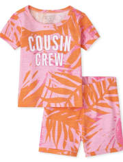 Baby And Toddler Girls Cousin Crew Snug Fit Cotton Pajamas