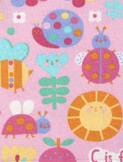 Pyjama en coton ajusté anti-insectes pour bébés et petites filles