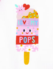 Lot de 2 pyjamas en coton ajustés Glow Love Popsicle pour bébés et petites filles