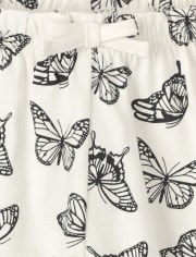 Baby Girls Leopard Paperbag Waist Shorts 3-Pack