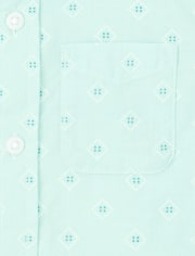 Baby And Toddler Boys Print Poplin Button Up Shirt