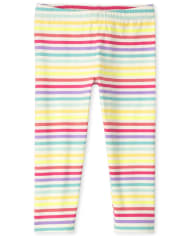 Girls Print Capri Leggings