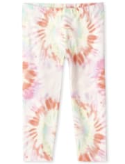 Girls Print Capri Leggings