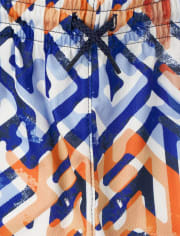 Shorts deportivos de baloncesto con estampado para niños
