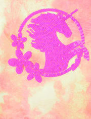 Girls Graphic Flutter Top