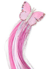Girls Butterfly Faux Hair Clip 2-Pack