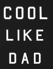 Camiseta gráfica unisex para niños a juego con la familia Cool Like Dad