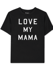 Kids Matching Family Love My Mama Graphic Tee